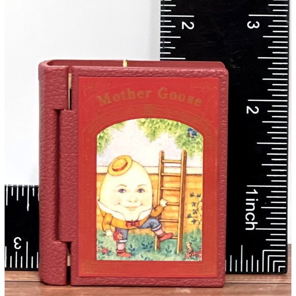 1993 HALLMARK KEEPSAKE ORNAMENT QX528-2 HUMPTY DUMPTY MOTHER GOOSE - Picture 4 of 8